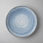 Plato Postre Porcelana Schmidt Esfera Color 21 Cm Color Celeste - Imagen 5