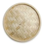 Vaporera De Bambú Con Tapa 24 Cm Beige - Imagen 3