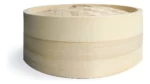 Vaporera De Bambú Con Tapa 24 Cm Beige - Imagen 4