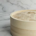 Vaporera De Bambú Con Tapa 24 Cm Beige - Imagen 5