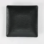 Plato Cuadrado 20 Cm Melamina Reforzada Dunia Negro Melamina - Imagen 7