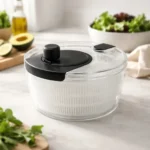 Centrifugador De Verduras Manual Escurridor Ensaladas Otten Negro