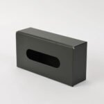 Caja Porta Pañuelos Organizador Acero Inoxidable Otten Negro - Imagen 4