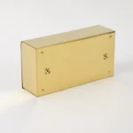 Caja Porta Pañuelos Organizador Acero Inoxidable Otten Dorado - Imagen 6