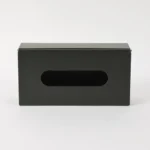 Caja Porta Pañuelos Organizador Acero Inoxidable Otten Negro - Imagen 2