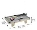 Mesa Juegos Intercambiable Metegol + Pool + Ping Pong Otten Beige - Imagen 2