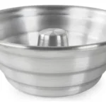 Molde Budinera Flanera Aluminio 22 Cm Fiamaj Plateado
