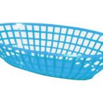 Panera Oval Mediana Plástico 30x19cm Deses Color Celeste Red