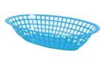 Panera Oval Mediana Plástico 30x19cm Deses Color Celeste Red