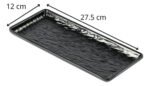 Bandeja Rectangular 27 Cm Melamina Reforzada Dunia Negro - Imagen 2