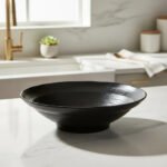 ENSALADERA  35CM MELAMINA REFORZADA MAOCAI NEGRO  OTTEN