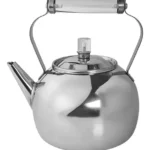 Pava Acero Inoxidable Con Mango Acrílico Vima 1,3 Lts Plateado