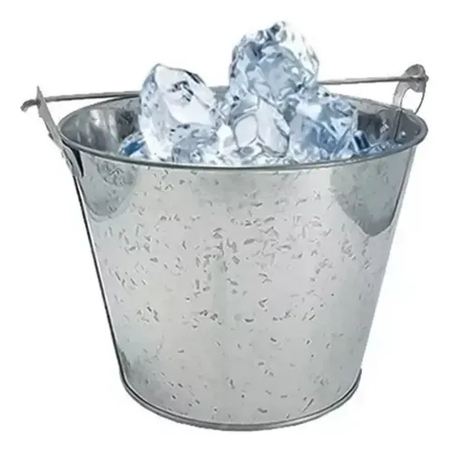 D_796444-MLA74108965305_012024-O Frapera Blade Hielo Champagne Crystal Rock Zinc 26cm Gris - Imagen 1