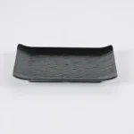Plato Rectangular 21 Cm Melamina Reforzada Dunia Negro Melamina - Imagen 5
