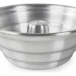 Molde Budinera Flanera Aluminio 24 Cm Redonda Fiamaj Plateado