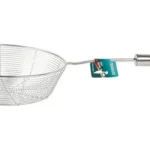 Colador Canasto De Acero Inoxidable Con Mango 19 Cm