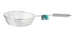 Colador Canasto De Acero Inoxidable Con Mango 19 Cm