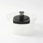 Centrifugador De Verduras Manual Escurridor Ensaladas Otten Negro - Imagen 7