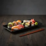 Bandeja Rectangular 30 Cm Melamina Reforzada Dunia Negro - Imagen 3