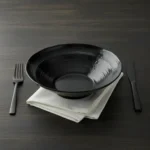 Plato Pasta Maocai 30 Cm Melamina Reforzada Dunia Negro Melamina - Imagen 4