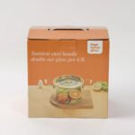 Olla De Vidrio Templado Con Tapa Y Asas Bambu 3.5 Lts Otten Transparente - Imagen 5