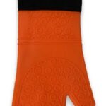 Manopla De Silicona P/horno Cocina Agarradera Calidad Pro Color Naranja
