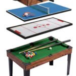 MESA JUEGO DE PIE MULTIPLE METEGOL + POOL + PING PONG OTTEN NEGRO