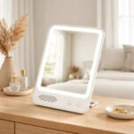 Espejo De Mesa Con Luz Led Rectangular Blanco Otten Blanco - Imagen 5