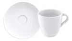 TAZA CON PLATO CAFE EXPRESSO PORCELANA PAOLA 95 ML TRAMONTINA