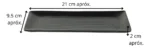 PLATO RECTANGULAR 21 CM MELAMINA REFORZADA - Imagen 3