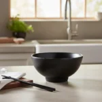 COMPOTERA BOWL 12 CM MELAMINA REFORZADA NEGRA