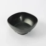 COMPOTERA CUADRADA 10 CM MELAMINA REFORZADA NEGRA DUNIA - Imagen 2