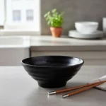 CUENCO CONICO ENSALADERA 20 CM BOWL MELAMINA REFORZADA NEGRA - Imagen 5