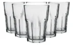 VASO VIDRIO FACETADO OSLO ALTO 400 ML RIGOLLEAU - Imagen 5