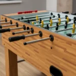 MESA METEGOL DE MADERA JUEGO FUTBOL OTTEN MARRON CLARO - Imagen 4
