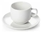 TAZA CAFE CON PLATO PORCELANA PAOLA 100 ML TRAMONTINA - Imagen 5