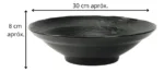 PLATO PASTA MAOCAI 30 CM MELAMINA REFORZADA NEGRA - Imagen 5