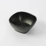 COMPOTERA CUADRADA 12 CM MELAMINA REFORZADA NEGRA DUNIA - Imagen 5