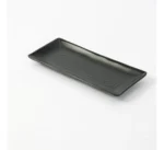 BANDEJA RECTANGULAR 30 CM DE MELAMINA REFORZADA NEGRA - Imagen 5