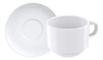 TAZA TE CON PLATO PORCELANA PAOLA 240 ML TRAMONTINA