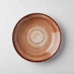Set x 6 Plato Postre 21cm Porcelana Schmidt Esfera Color Marron