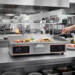 Plancha lisa Acero Inox Profesional Electrica TEG-820 - Otten - Imagen 4