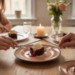 Set x 6 Plato Postre 21cm Porcelana Schmidt Esfera Color Marron - Imagen 4