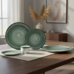 Juego Set X 20 Piezas Porcelana Schmidt Esfera Color Verde - Imagen 6