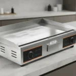 Plancha lisa Acero Inox Profesional Electrica TEG-820 - Otten - Imagen 3