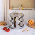 Especiero Giratorio Premium Acero Inoxidable Carrusel 8 pzs - Imagen 3