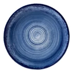 PLATO PLAYO PORCELANA 27 CM SCHMIDT ESFERA COLOR AZUL - Imagen 3