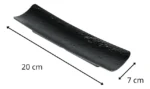 PLATO RECTANGULAR 29 CM MELAMINA NEGRA DUNIA - Imagen 3