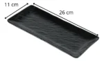 BANDEJA RECTANGULAR 26 CM MELAMINA REFORZADA OTTEN - Imagen 3