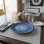 PLATO PLAYO PORCELANA 27 CM SCHMIDT ESFERA COLOR AZUL - Imagen 2